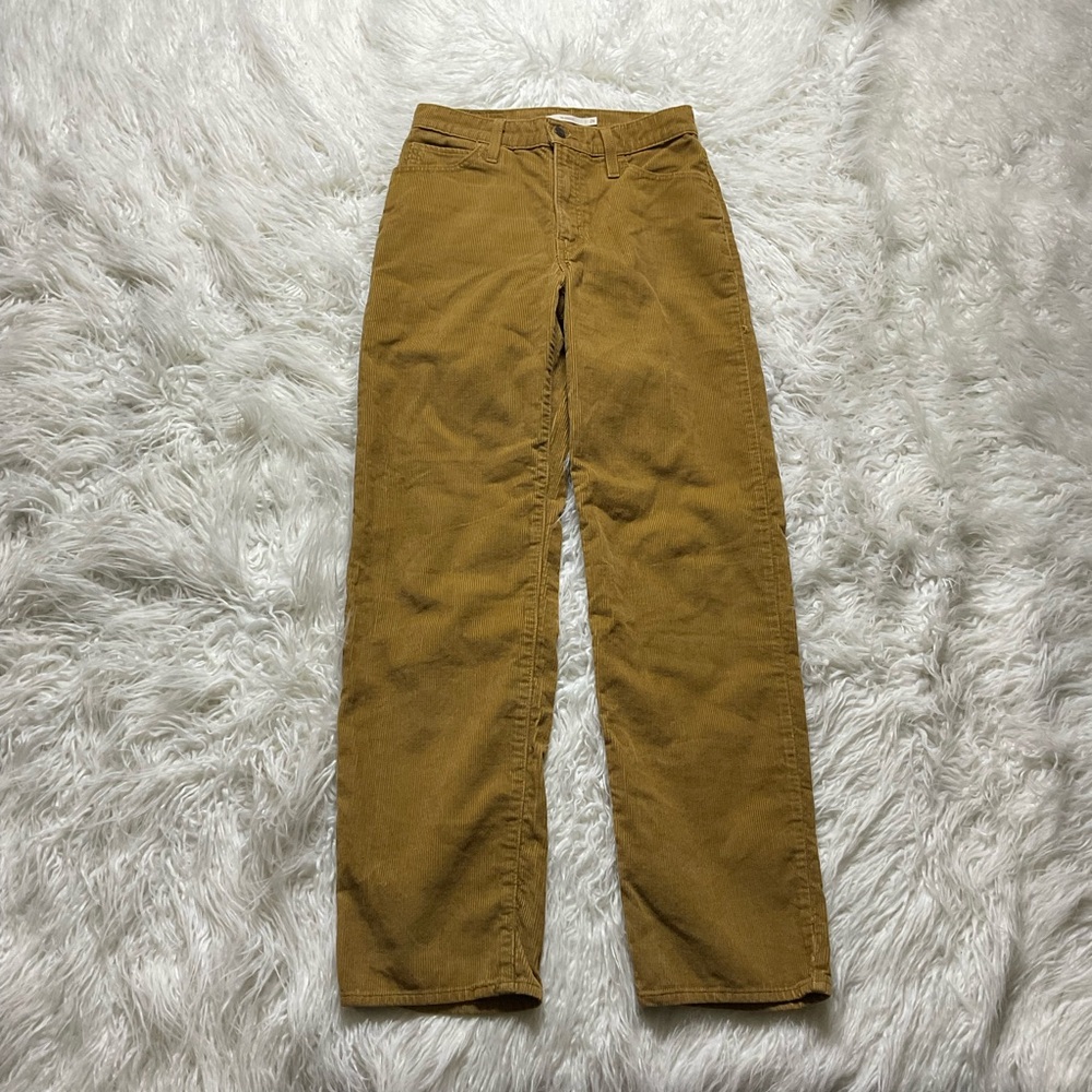 NWOT Levi's Women's ‘94 Baggy Dijon Corduroy‎ Loose Fit Straight Leg Pants
